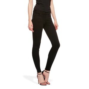 Mott & Bow Women’s Mid-Rise Skinny Bond Jeans | Black | 29